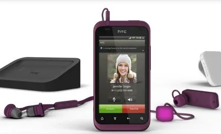 Áttekintés HTC Rhyme - női kommunikátor új generációs