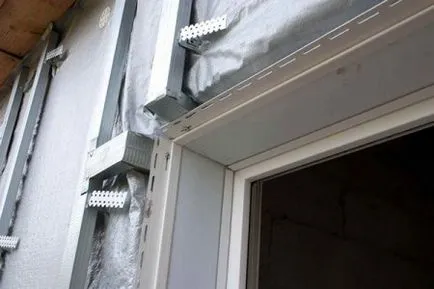 Okolookonnaya dimensiuni Siding scândură și instrucțiuni de instalare