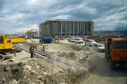 2014 Jocurile Olimpice de la Soci pentru construcții este în plină desfășurare (foto)