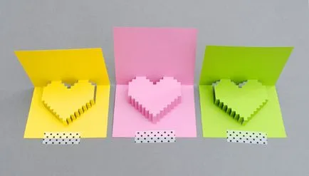 Origami képeslapok saját kezét, hogy - egy borítékot a kártya kezével sdelatrukami szabadság