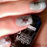 Spider pe unghii (foto idei de design)