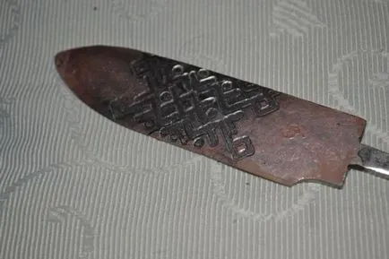 Джобен нож с кожена кания - mozgochiny