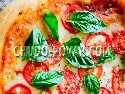 Pizza Margherita - стъпка по стъпка рецепта със снимки, прекрасен готвач