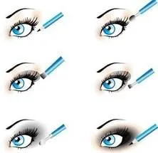 Полезни съвети за това как да използвате молив за очи и очна линия