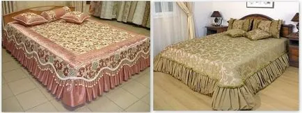 Ágytakaró - dekoráció minden olyan helyiség, hogyan kell kiválasztani a fátyol