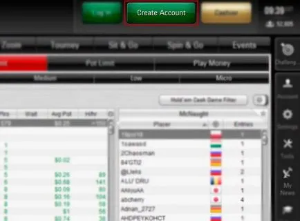 Pokerstars (Poker Stars) Csatlakozás ingyen