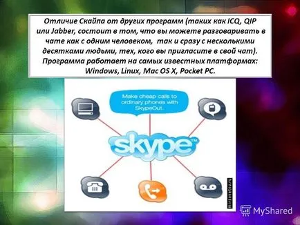 Előadás a chat a Skype-on lehet sokféle módon lehetséges üzenetküldés