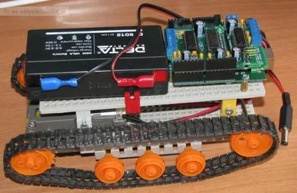 Robot lánctalpas Arduino kontroll alatt (1. rész)