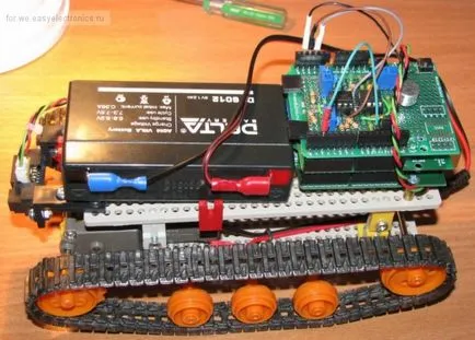 Robot lánctalpas Arduino kontroll alatt (1. rész)