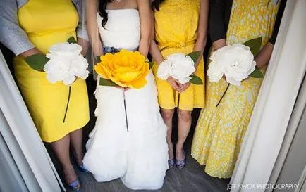 Cele mai neobișnuite buchete de nunta, nunta cu propriile lor mâini