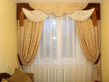 A függöny a nappaliban - 70 kép a legjobb ötletek a belső függönyök