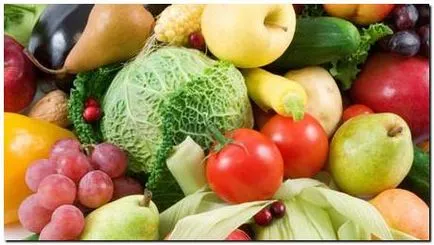 Nyers zöldségek és gyümölcsök, az egészség