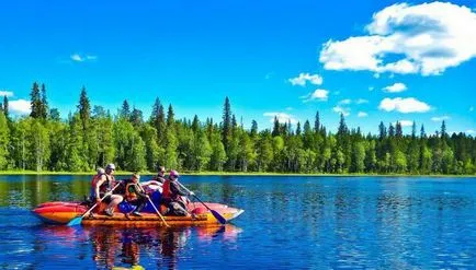 Rafting în Karelia