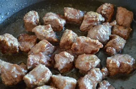 Carne de vită cu sos de cartofi - pas cu pas reteta cu fotografii de pe