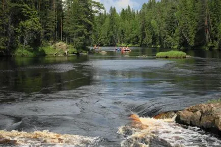 Rafting în Karelia