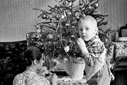 Szovjet New Year, hogy felkészüljenek az újévi ünnepek a Szovjetunióban, umkra