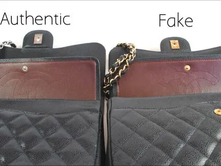 saci Chanel - compararea originalului și fals (multe fotografii)