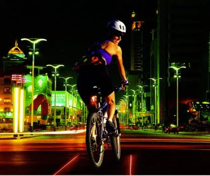 LED-es elemlámpa (fényszóró) a fajta és kerékpár beállítás