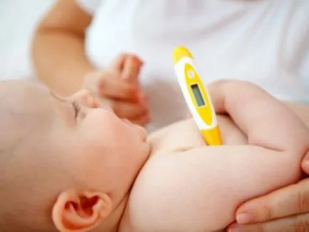 Hőmérséklet csecsemők hogyan kell érteni, mint leüt, hogy mit kell tenni - minden a babák tól Z-ig