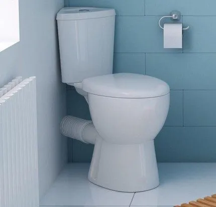 Corner WC-tartályban típusok, telepítés sarokba szerelve, méretek (fotók)
