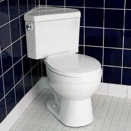 Corner WC-tartályban típusok, telepítés sarokba szerelve, méretek (fotók)