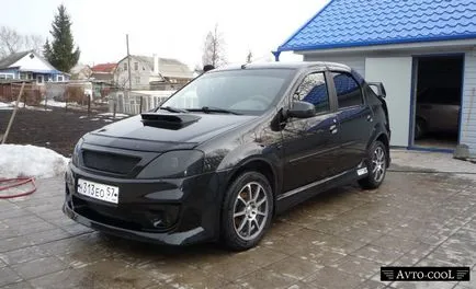 Tuning Reno Logan Renault tuning saját kezét a tulajdonos pozíciója