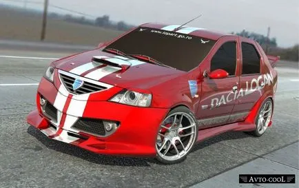 Tuning Reno Logan Renault tuning saját kezét a tulajdonos pozíciója