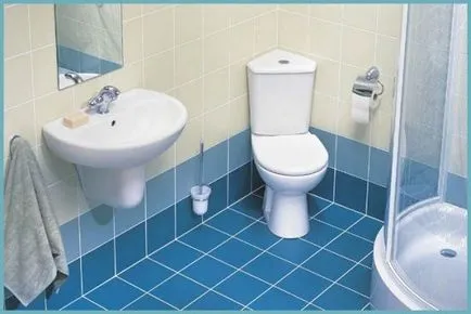 Ъгловите размери тоалетното казанче, монтаж, инсталация, режийни и етаж