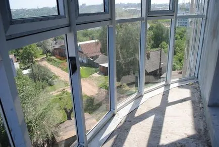 Инсталиране на двоен стъклопакет до балкона и лоджия с ръцете си