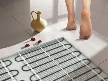 Полагане на подово отопление под плочките с ръцете си (видео)