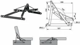 Hogyan lehet javítani a összecsukható mechanizmus szétnyitható könyv