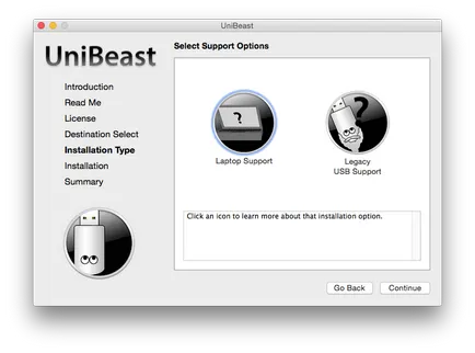 Hogyan kell frissíteni hakintosh OS X Mavericks Yosemite