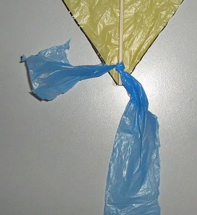 Kite dintr-o pungă de plastic, fă-te