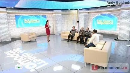 Totul va fi bine (NTV) - „talk show-uri - totul va fi bine departe de problemele reale și pe cei bolnavi -