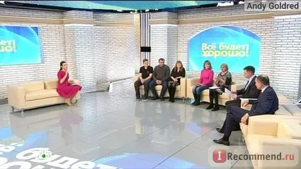 Totul va fi bine (NTV) - „talk show-uri - totul va fi bine departe de problemele reale și pe cei bolnavi -