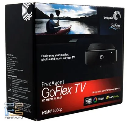 Tartsa a tartalom intelligens! Áttekintés a Media Player Seagate Free Agent GoFlex TV