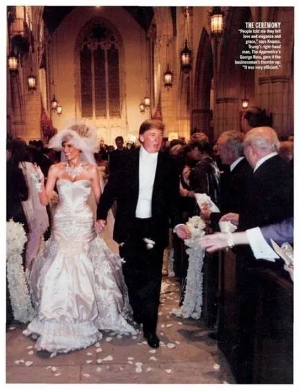 Minden esküvői ruha Melania Trump