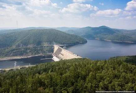 Zeya hidrocentralei în Amur regiune, știri fotografie