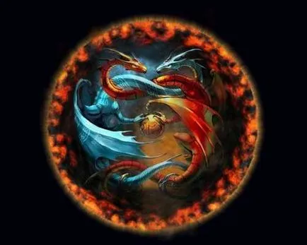 Înțeles simboluri în dragon brodat