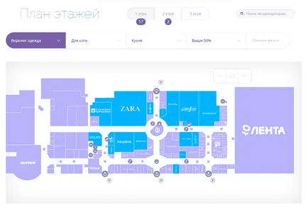 35 scheme interactive convenabile pentru site-ul mall