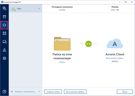 Acronis True Image 2017 - rezervă pentru date critice