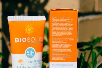Biosolis természetes napvédő kozmetikumok Belgium