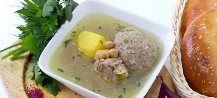 Bozbash marha, birka, csirke - leves receptek Azerbajdzsán