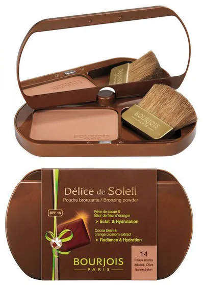 Bronzosító púder Delice de soleil barnító por Bourjois -, fényképek és ár