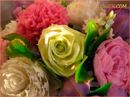 Букет от студен порцелан - снимка почти живи цветя красота, Metally цвете