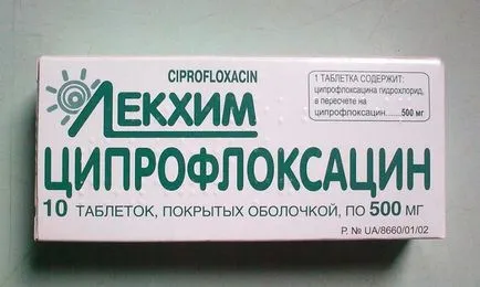 A ciprofloxacin prostatitis értékelés kezelést, adagolást