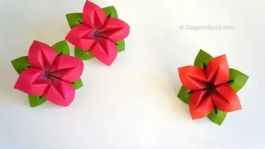 Цветя оригами хартия за начинаещи как да се направи лалета и лилии