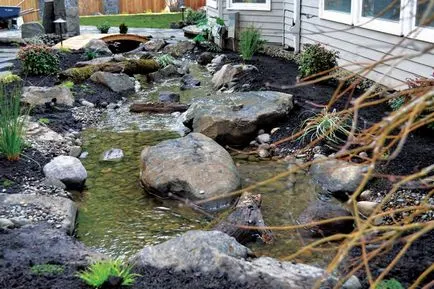 Декоративна градина езерце в частна къща