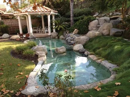 Декоративна градина езерце в частна къща