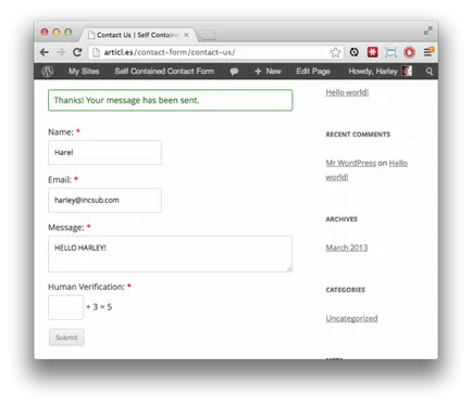 Facem formularul nostru de contact de pe WordPress de la sol în sus, totul despre WordPress